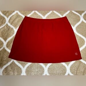 Red Nike Dri-Fit Athletic Skirt with Shorts